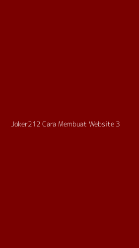 Tampilan Antarmuka Aplikasi Joker212 Cara Membuat Website - 3
