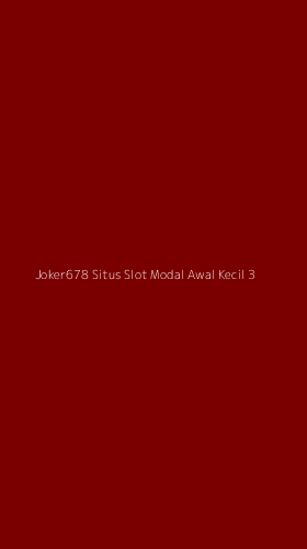 Tampilan Antarmuka Aplikasi Joker678 Situs Slot Modal Awal Kecil - 3