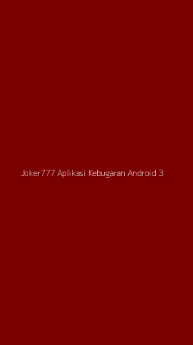 Tampilan Antarmuka Aplikasi Joker777 Aplikasi Kebugaran Android - 3