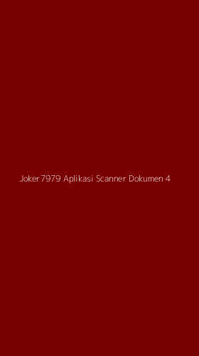 Tampilan Antarmuka Aplikasi Joker7979 Aplikasi Scanner Dokumen - 4