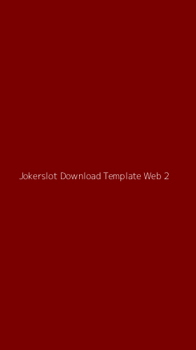 Tampilan Antarmuka Aplikasi Jokerslot Download Template Web - 2