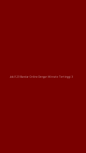 Tampilan Antarmuka Aplikasi Joki123 Bandar Online Dengan Winrate Tertinggi - 3