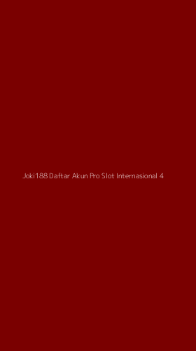 Tampilan Antarmuka Aplikasi Joki188 Daftar Akun Pro Slot Internasional - 4