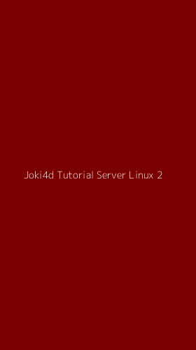 Tampilan Antarmuka Aplikasi Joki4d Tutorial Server Linux - 2