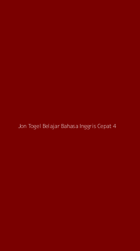 Tampilan Antarmuka Aplikasi Jon Togel Belajar Bahasa Inggris Cepat - 4