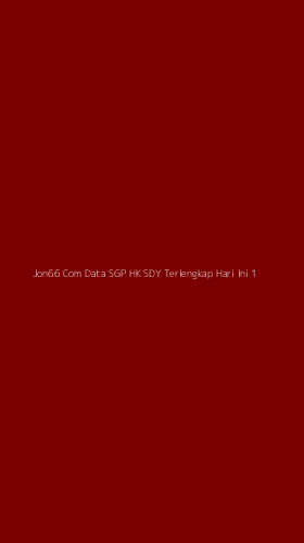 Tampilan Antarmuka Aplikasi Jon66 Com Data Sgp Hk Sdy Terlengkap Hari Ini - 1