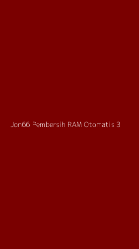 Tampilan Antarmuka Aplikasi Jon66 Pembersih Ram Otomatis - 3