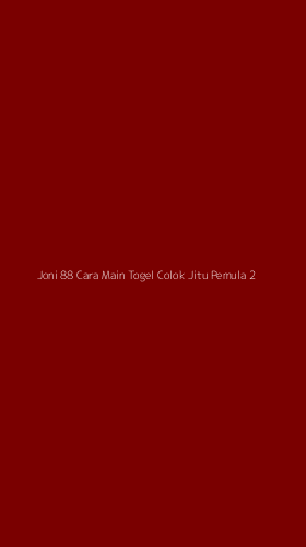 Tampilan Antarmuka Aplikasi Joni 88 Cara Main Togel Colok Jitu Pemula - 2