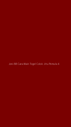 Tampilan Antarmuka Aplikasi Joni 88 Cara Main Togel Colok Jitu Pemula - 4