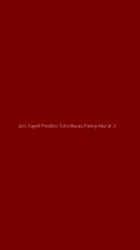Tampilan Antarmuka Aplikasi Joni Togell Prediksi Toto Macau Paling Akurat - 3
