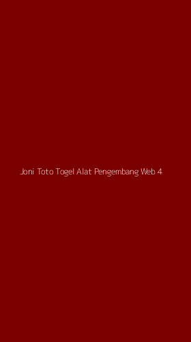 Tampilan Antarmuka Aplikasi Joni Toto Togel Alat Pengembang Web - 4