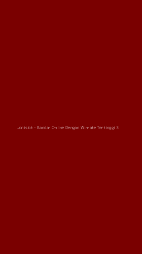 Tampilan Antarmuka Aplikasi Jonislot - Bandar Online Dengan Winrate Tertinggi - 3
