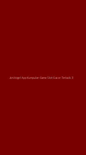 Tampilan Antarmuka Aplikasi Jonitogel App Kumpulan Game Slot Gacor Terbaik - 3