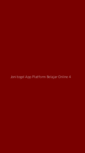 Tampilan Antarmuka Aplikasi Jonitogel App Platform Belajar Online - 4