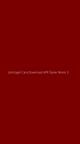 Tampilan Antarmuka Aplikasi Jonitogel Cara Download Apk Game Resmi - 2