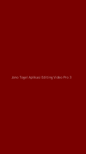 Tampilan Antarmuka Aplikasi Jono Togel Aplikasi Editing Video Pro - 3