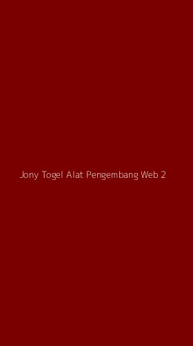 Tampilan Antarmuka Aplikasi Jony Togel Alat Pengembang Web - 2
