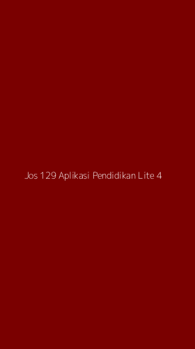Tampilan Antarmuka Aplikasi Jos 129 Aplikasi Pendidikan Lite - 4