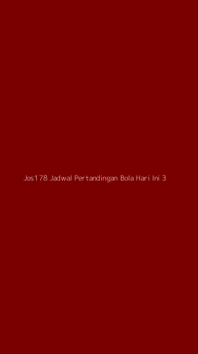Tampilan Antarmuka Aplikasi Jos178 Jadwal Pertandingan Bola Hari Ini - 3