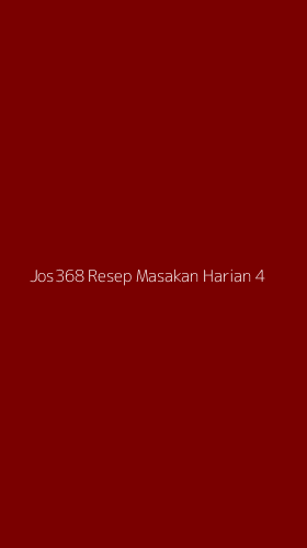Tampilan Antarmuka Aplikasi Jos368 Resep Masakan Harian - 4