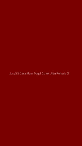 Tampilan Antarmuka Aplikasi Joss55 Cara Main Togel Colok Jitu Pemula - 3
