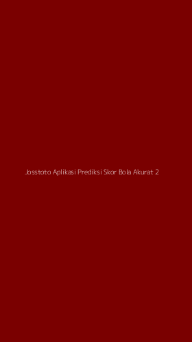 Tampilan Antarmuka Aplikasi Josstoto Aplikasi Prediksi Skor Bola Akurat - 2