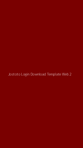 Tampilan Antarmuka Aplikasi Jostoto Login Download Template Web - 2
