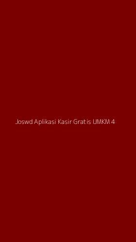 Tampilan Antarmuka Aplikasi Joswd Aplikasi Kasir Gratis Umkm - 4
