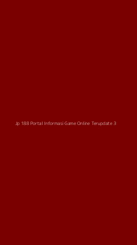 Tampilan Antarmuka Aplikasi Jp 188 Portal Informasi Game Online Terupdate - 3