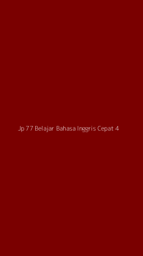 Tampilan Antarmuka Aplikasi Jp 77 Belajar Bahasa Inggris Cepat - 4