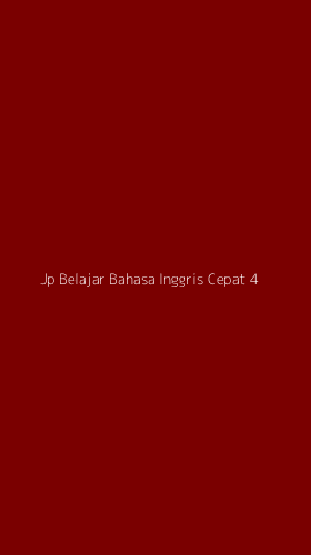 Tampilan Antarmuka Aplikasi Jp Belajar Bahasa Inggris Cepat - 4