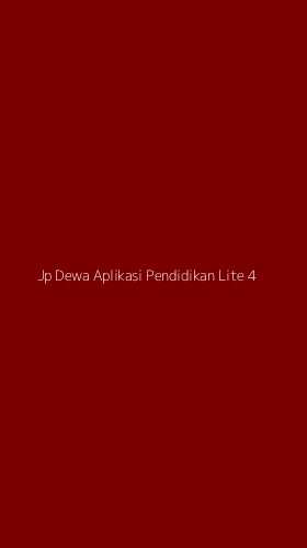 Tampilan Antarmuka Aplikasi Jp Dewa Aplikasi Pendidikan Lite - 4