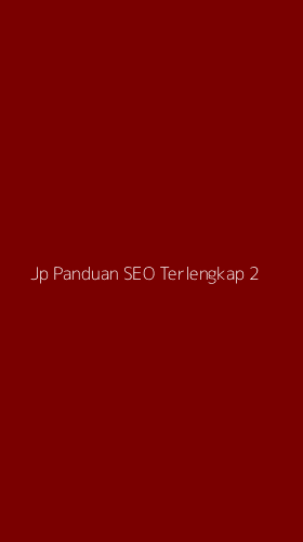 Tampilan Antarmuka Aplikasi Jp Panduan Seo Terlengkap - 2