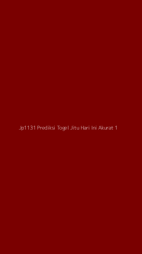 Tampilan Antarmuka Aplikasi Jp1131 Prediksi Togel Jitu Hari Ini Akurat - 1