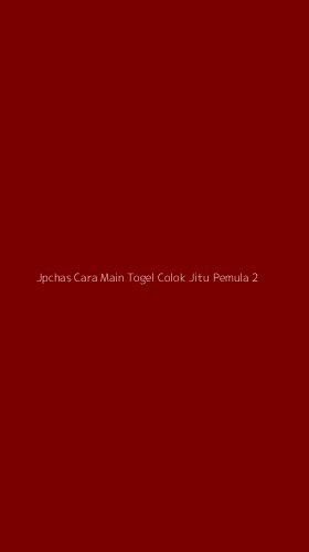 Tampilan Antarmuka Aplikasi Jpchas Cara Main Togel Colok Jitu Pemula - 2