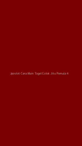 Tampilan Antarmuka Aplikasi Jposlot Cara Main Togel Colok Jitu Pemula - 4