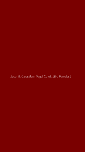 Tampilan Antarmuka Aplikasi Jpsonik Cara Main Togel Colok Jitu Pemula - 2