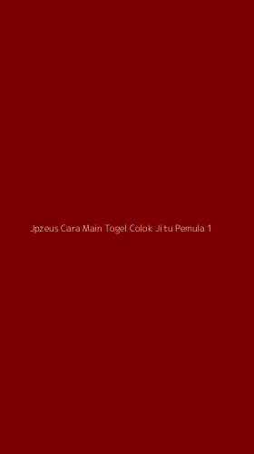 Tampilan Antarmuka Aplikasi Jpzeus Cara Main Togel Colok Jitu Pemula - 1