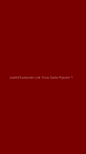 Tampilan Antarmuka Aplikasi Jual4d Kumpulan Link Situs Game Populer - 1