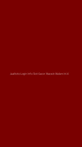 Tampilan Antarmuka Aplikasi Jualtoto Login Info Slot Gacor Maxwin Malam Ini - 4