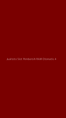 Tampilan Antarmuka Aplikasi Jualtoto Slot Pembersih Ram Otomatis - 4