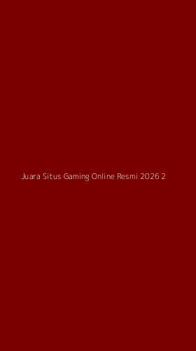 Tampilan Antarmuka Aplikasi Juara Situs Gaming Online Resmi 2026 - 2