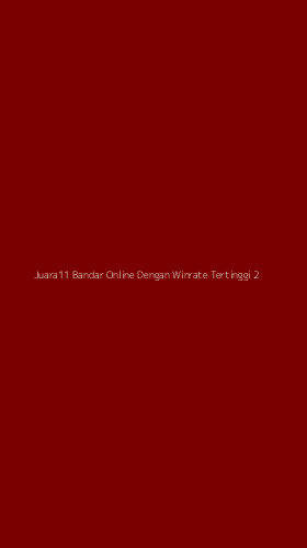 Tampilan Antarmuka Aplikasi Juara11 Bandar Online Dengan Winrate Tertinggi - 2