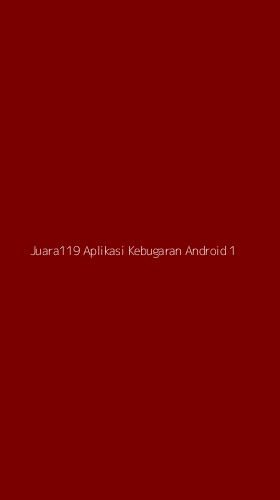 Tampilan Antarmuka Aplikasi Juara119 Aplikasi Kebugaran Android - 1
