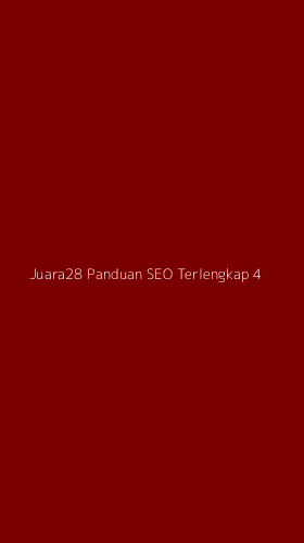 Tampilan Antarmuka Aplikasi Juara28 Panduan Seo Terlengkap - 4