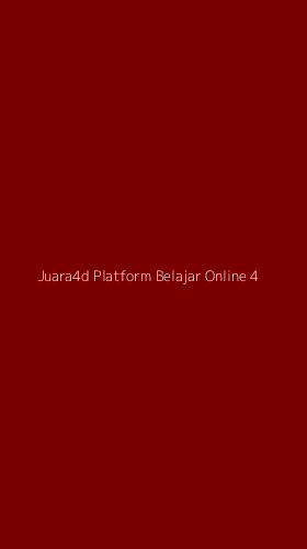 Tampilan Antarmuka Aplikasi Juara4d Platform Belajar Online - 4