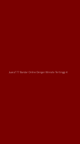 Tampilan Antarmuka Aplikasi Juara777 Bandar Online Dengan Winrate Tertinggi - 4
