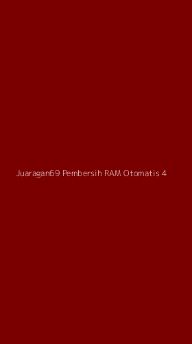 Tampilan Antarmuka Aplikasi Juaragan69 Pembersih Ram Otomatis - 4