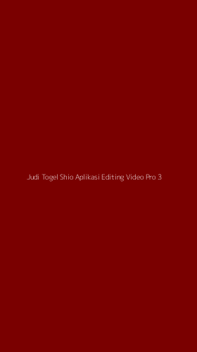 Tampilan Antarmuka Aplikasi Judi Togel Shio Aplikasi Editing Video Pro - 3