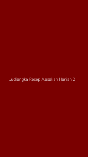 Tampilan Antarmuka Aplikasi Judiangka Resep Masakan Harian - 2